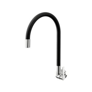 CANILLA P/ COCINA PICO ALTO PARED DOCOL GALIFLEX CHROME/BLACK 00967457