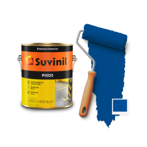 PINTURA ACRILICO P/ PISO SUVINIL 3,6 LTS. AZUL