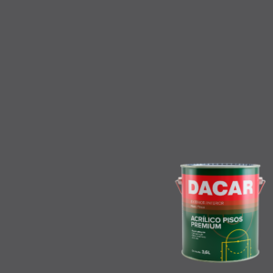 PINTURA ACRILICO P/ PISO DACAR 3,6 LTS. GRIS PLOMO/CHUMBO