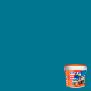 PINTURA VINIL ACRILICO BLASCOR DE 18 LTS AZUL OCEANO