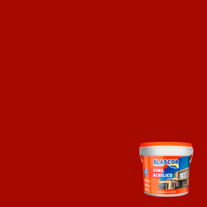 PINTURA VINIL ACRILICO BLASCOR DE 18 LTS ROJO