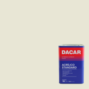 PINTURA ACRILICO STD DACAR 18 LTS BLANCO HIELO / GELO