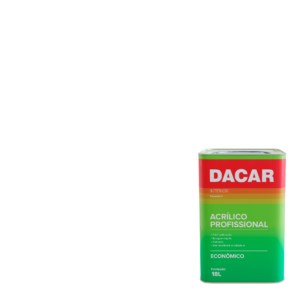 PINTURA ACRILICO PROF DACAR INTERIOR 18 LTS. BLANCO NIEVE