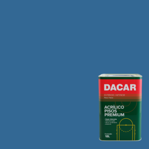 PINTURA ACRILICO P/ PISO DACAR 18 LTS. AZUL