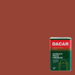 PINTURA ACRILICO P/ PISO DACAR 18 LTS. VERMELHO/ROJO