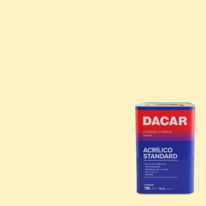 PINTURA ACRILICO STD DACAR 18 LTS MARFIL