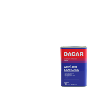 PINTURA ACRILICO STD DACAR 18 LTS BLANCO NIEVE