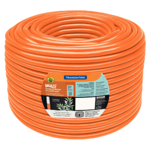 KIT  MANGUERA NARANJA SUPER FLEX. TRAMONTINA DE 20 MTS.