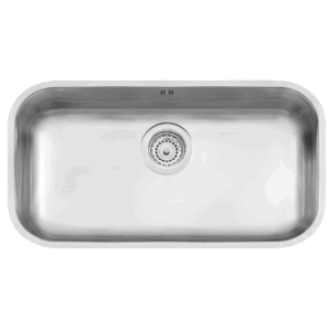 BACHA RECTANGULAR SATINADA TRAMONTINA 56X34X17 C/ SOPAPA 4 1/2 94024/103