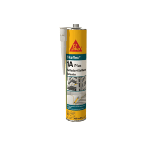 SELLADOR DE JUNTAS Y FISURAS SIKAFLEX 1A PLUS GRIS CLARO 300ML