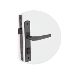 CERRADURA SOPRANO MANIJA PERFIL NEGRO MATE 0520.85
