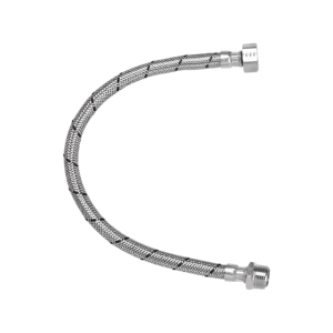 CONEXION 30 CM  P/ AGUA CALIENTE CROMADO FV C/ ROCETA 261.13-30