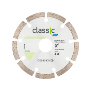 DISCO DIAMANTADO DE CORTE SECO NORTON CLASIC SEGMENTADO 110 X 22 ( 100 X PQ.)