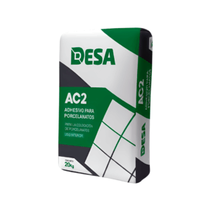 ARGAMASA DESA ACII USO PORCELANATO INTERIOR 20KG (100 X PALLET)