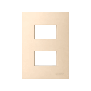 PLACA DE 2 PUNTO SEPARADA ELEKTRON PARIS LIGHT 24MM CHAMPAGNE C19932-1 (16XCJ)