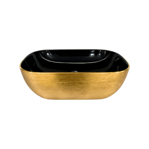 CUBA SOBREPONER DORADO/NEGRO 46X33 CM 8DC