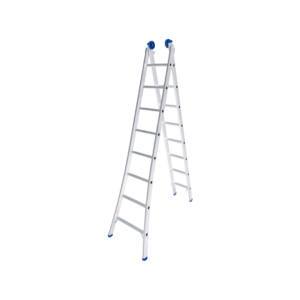 ESCALERA ALUMINIO EXTENS. 2 X 8 PELDAÑOS MOR 5204