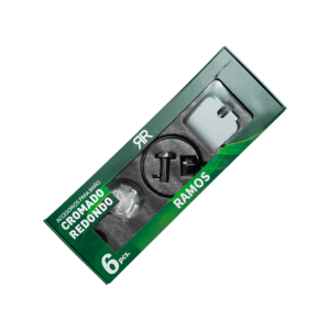 KIT ACCESORIOS P/ BAÑO 6 PIEZAS CROMO RAMOS 15075