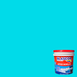 PINTURA LATEX ACRILICO INT- EXT BLASCOR DE 18 LTS AQUA MARINA