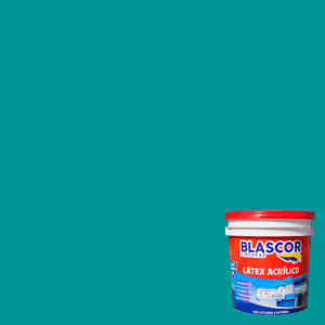 PINTURA LATEX ACRILICO INT- EXT BLASCOR DE 18 LTS VERDE OCEANO