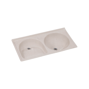 PILETA / TANQUE A.J. RORATO DOBLE 100 X 52 CM N1 BEGE / TRAV.