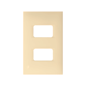 PLACA DE 2 PUNTO SEPARADA ELEKTRON ROMA CLASSIC BEIGE EK 2-0002 (20  X CJ)