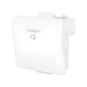 PICO LLAVE PULSADOR ELEKTRON 36MM BLANCO 10A 250V C19924 (40XCJ)