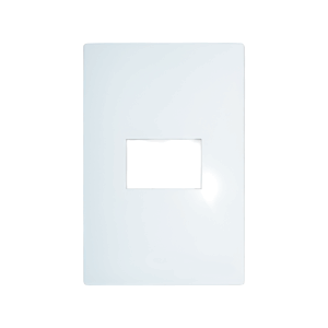 PLACA DE 1 PUNTO ELEKTRON PARIS LIGHT 24MM BLANCO C19933 (16XCJ)