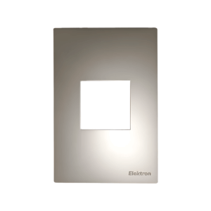PLACA DE 1 PUNTO ELEKTRON PARIS LIGHT 36MM CHAMPAGNE C19931-1 (16XCJ)