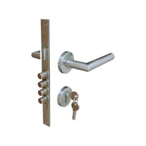 CERRADURA GAMMA 4 PERNOS CERDEÑA INOX C/ACCESORIOS (82464)