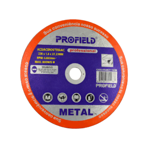 DISCO DE CORTE METAL  PROFIELD 9" 230 X 1,6 MM