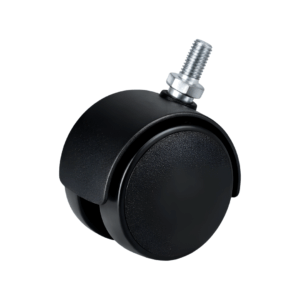 RUEDA GIRATORIA NEGRA S/ BUCHA RD50 AMALGAMA REF:21513