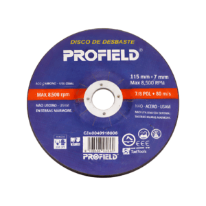 DISCO DESBASTE PROFIELD/TATOOLS 4,5" X 115 MM (7764)