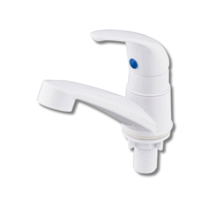 CANILLA P/ LAVATORIO PLASTICO BLANCO PALANCA SOLMAX WD008