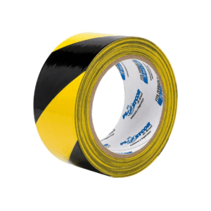 CINTA DE SEÑALIZACION PLASCOR NEGRO/AMARILLO  DE 200MTS  845160