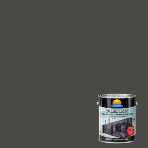 FONDO ANTIOXIDO Y ESMALTE SINTETICO BRILLALUX GRAFITO GRIS OSC. 3,6 LTS.