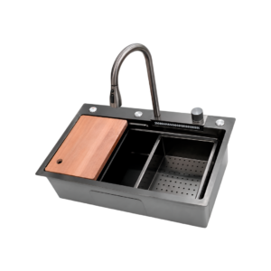 BACHA KIT INOX METAL KANON SANILUX 75 X 46CM 7546G