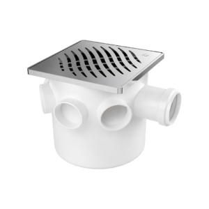 CAJA SIFONADA 15 X 15 X 50 PLASTICO CROMADO CUADRADO TIGRE ()