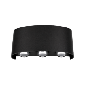 APLIQUE LED BIDIRECCIONAL NEGRO 3LED 6W 3000K 17 X 8 X 4.5 CM EC21567-NC
