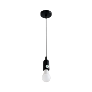 COLGANTE TASCHIBRA DOT METAL VINTAGE LARGO E27 NEGRO