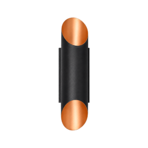 APLIQUE LED NEGRO/DORADO 3000K 80X300MM EC22376-NC