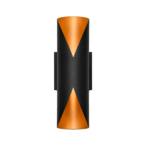 APLIQUE LED NEGRO/DORADO 3000K 80X300MM EC22377-NC