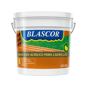 ADHESIVO ACRILICO P/ LADRILLO BLASCOR 25KG BLANCO